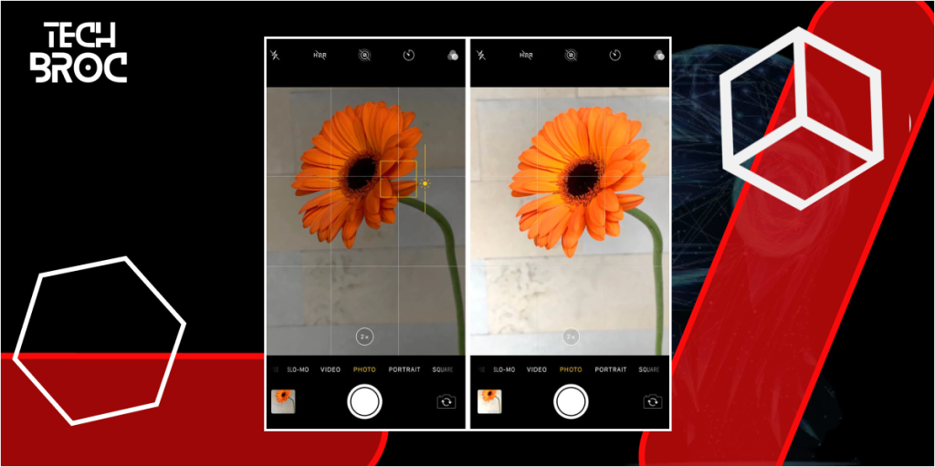 Check Focus and Exposure while taking photos from iphone