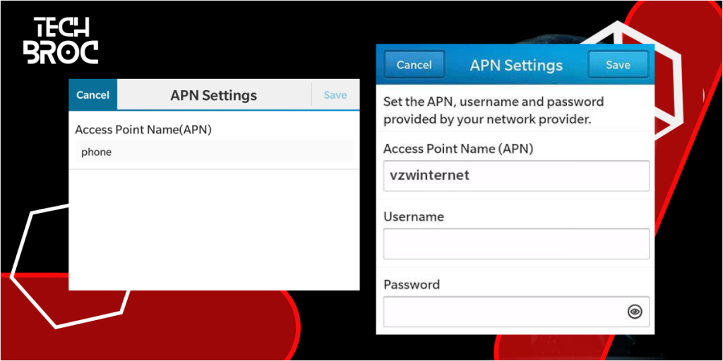 Verizon APN Settings for Blackberry Devices