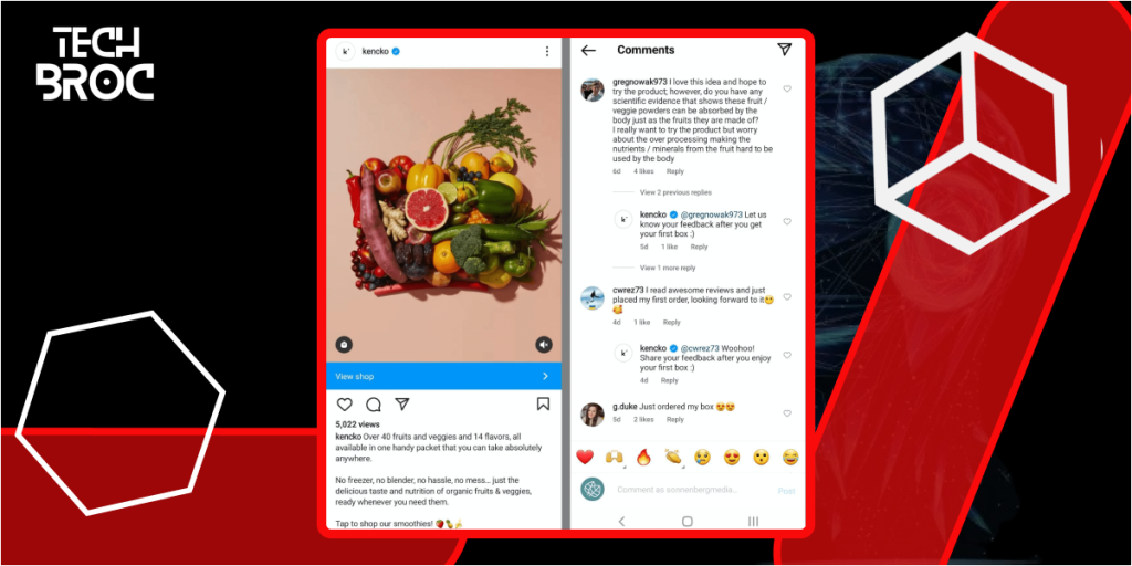 How TTM is Used on Instagram In Comments