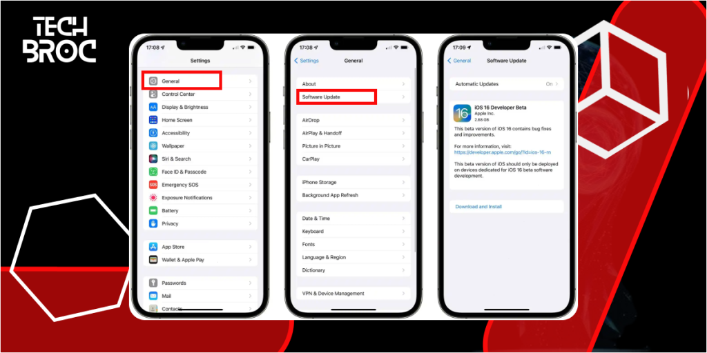 Update Your iPhone to fix Microphone on iPhone