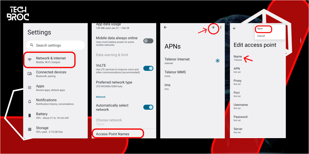 How to Update T-Mobile APN Settings