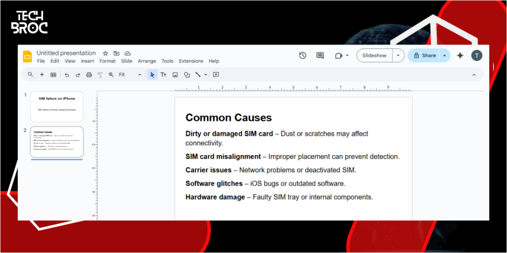 Open your presentation to Wrap Text in Google Slides