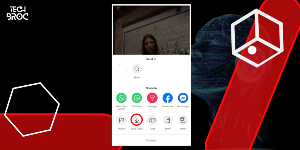 Save the video Steps to Save TikTok Videos Without Posting